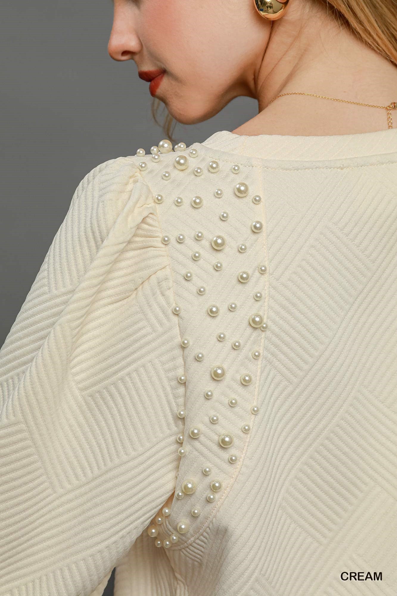 Puff Sleeve Knit Top - Wear Arielle