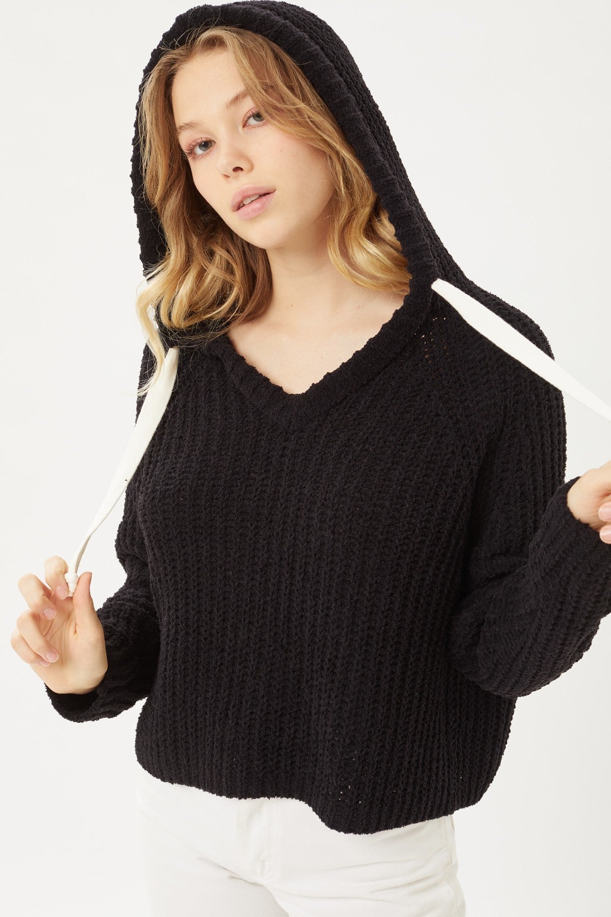 Pullover Hoodie Sweater Top - Wear Arielle
