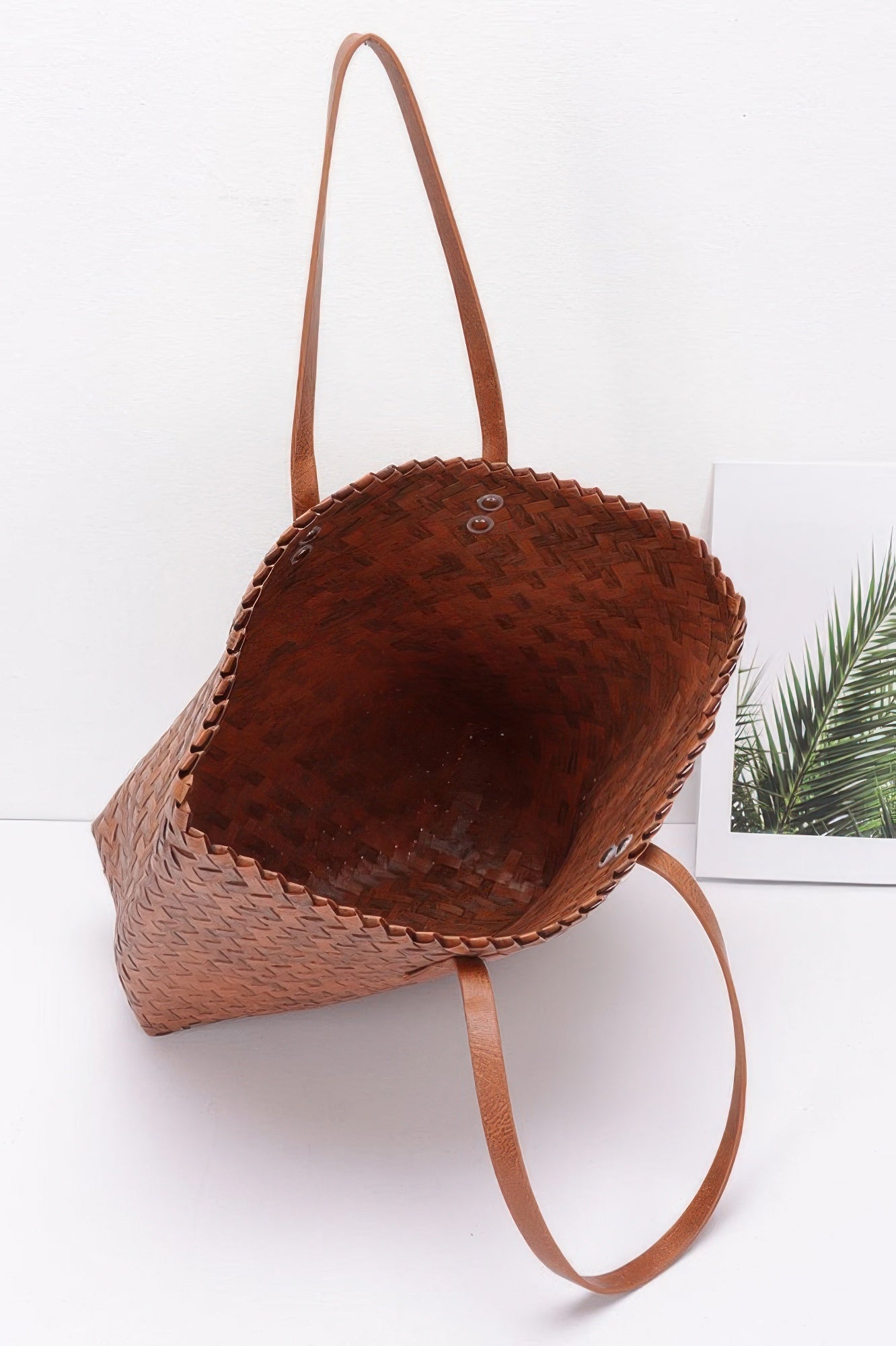 Pvc Braided Tote Bag - Wear Arielle