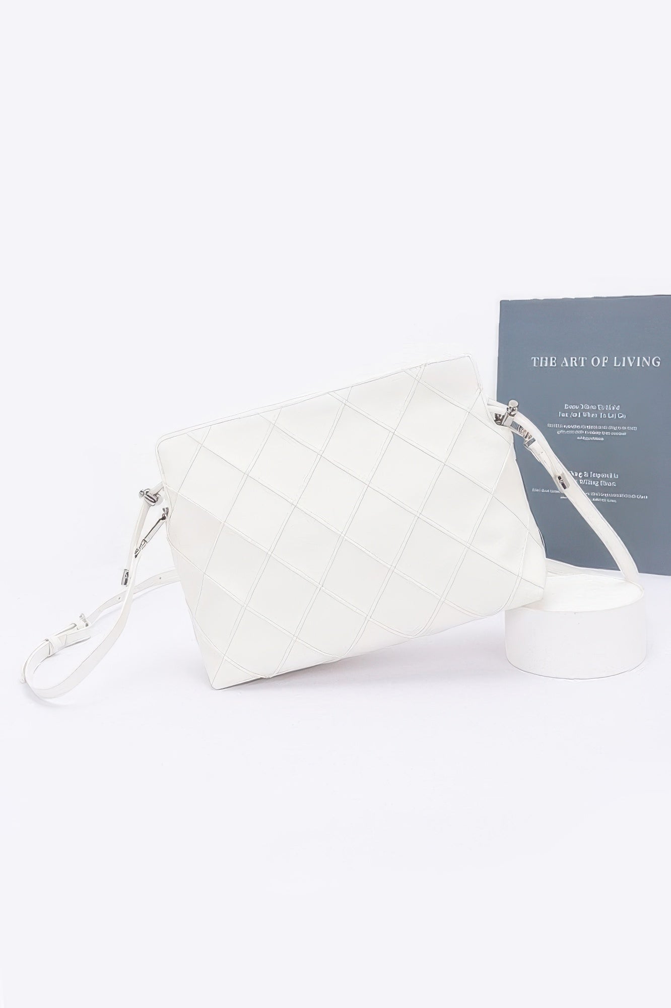 Quilted Faux Leather Bucket Crossbody Bag - Wear Arielle