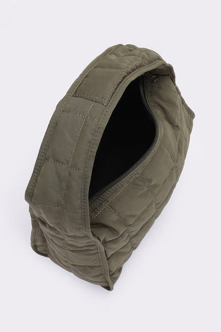 Quilted Nylon Shoulder Bag - Wear Arielle