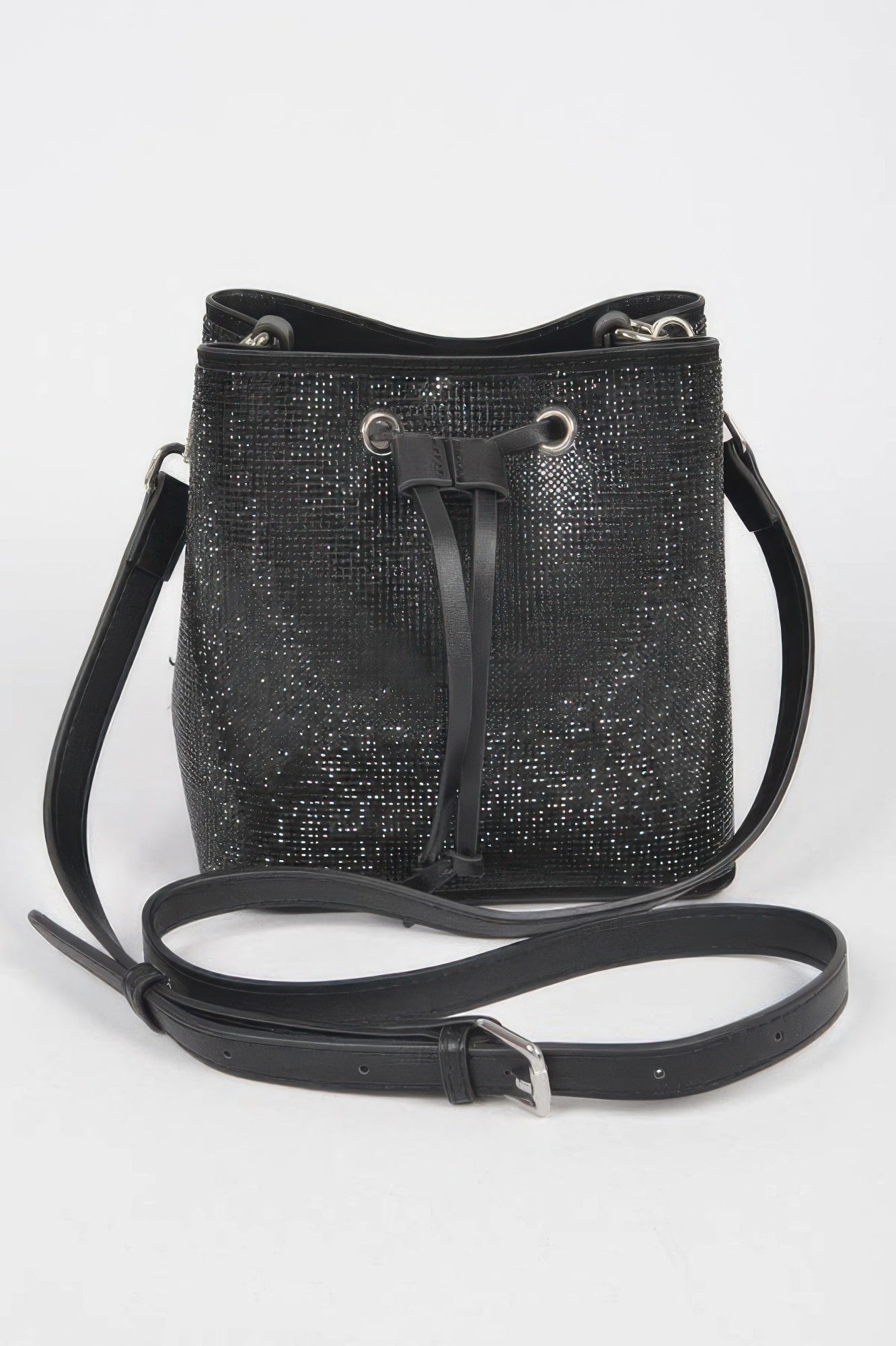 Rhinestone Bucket Bag - Wear Arielle