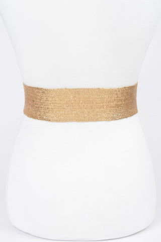 Rhinestone Elastic Belt - Wear Arielle