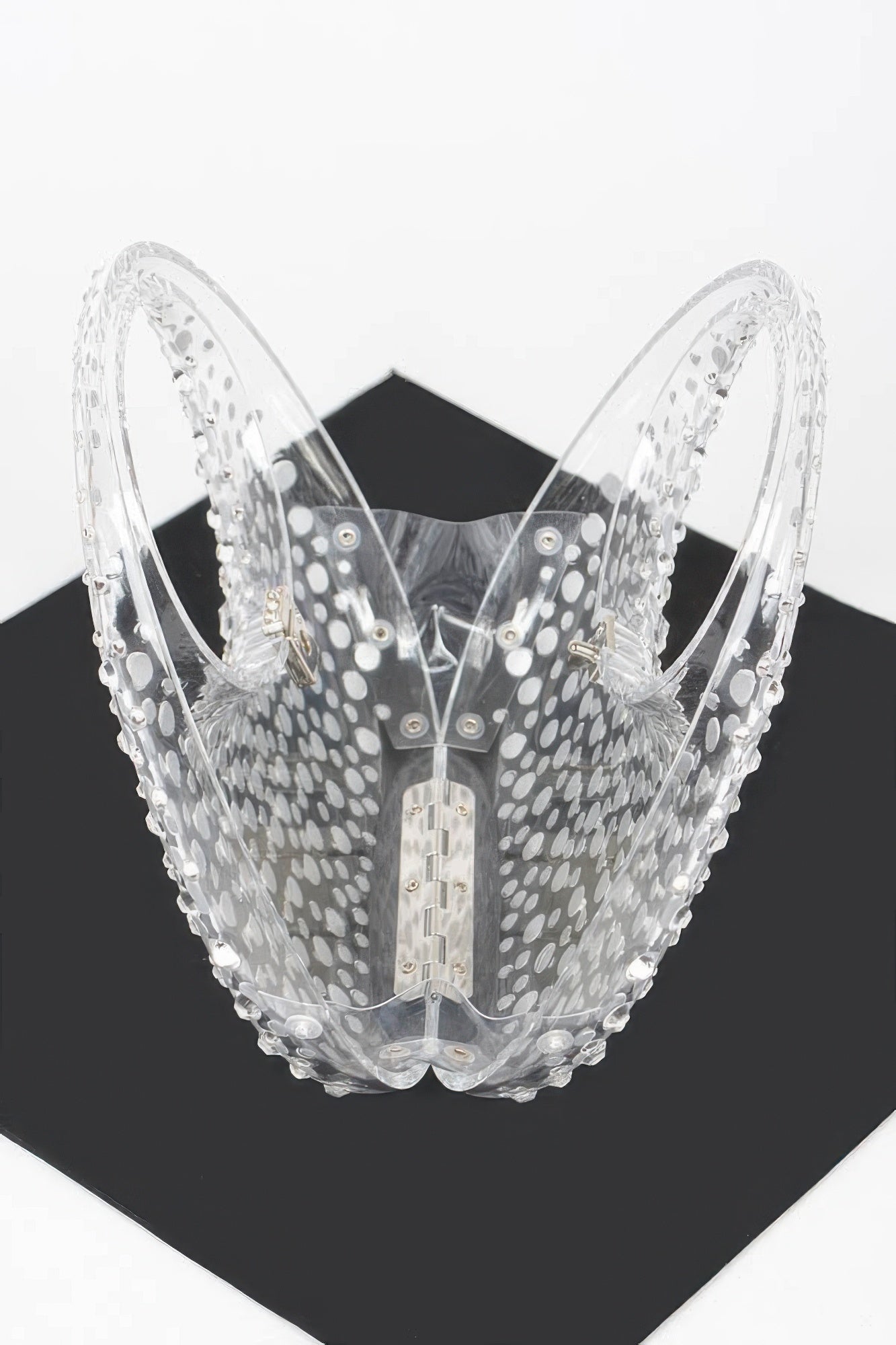 Rhinestone Hot Fix Clear Acrylic Clutch - Wear Arielle