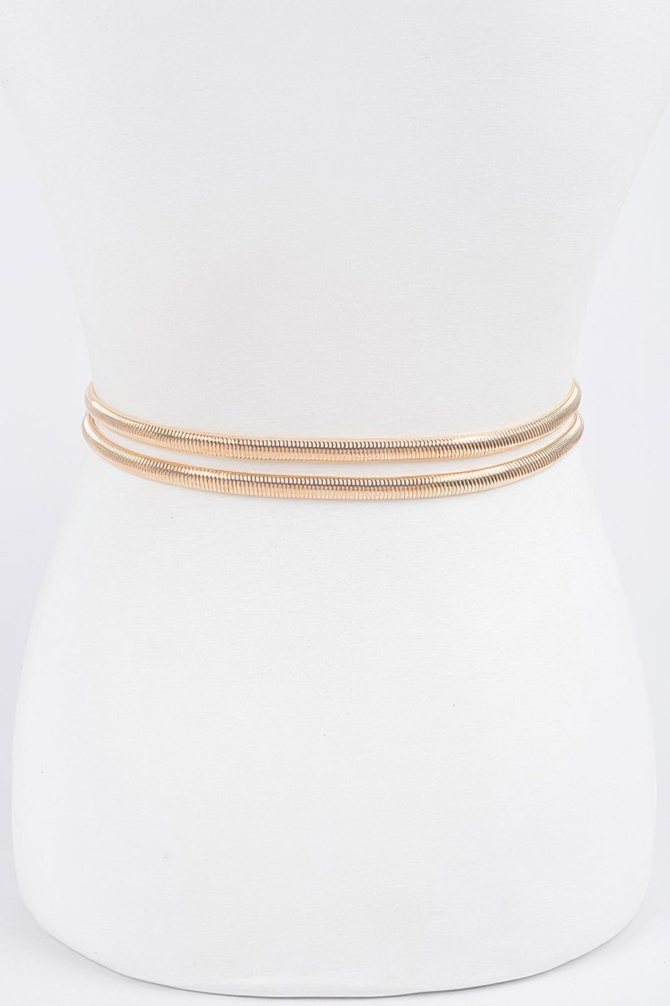 Rhinestone Metal Stretch Belt - Wear Arielle