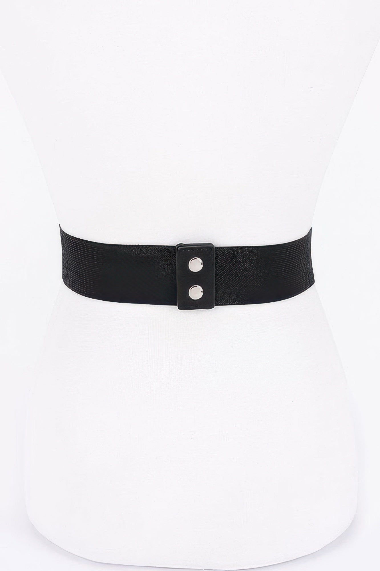 Rhinestone Ribbon Elastic Plus Size Belt - Wear Arielle