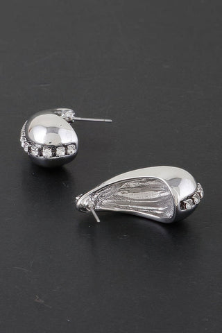 Rhinestone Tear Drop Earring - Wear Arielle