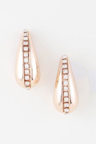 Rhinestone Tear Drop Earring - Wear Arielle