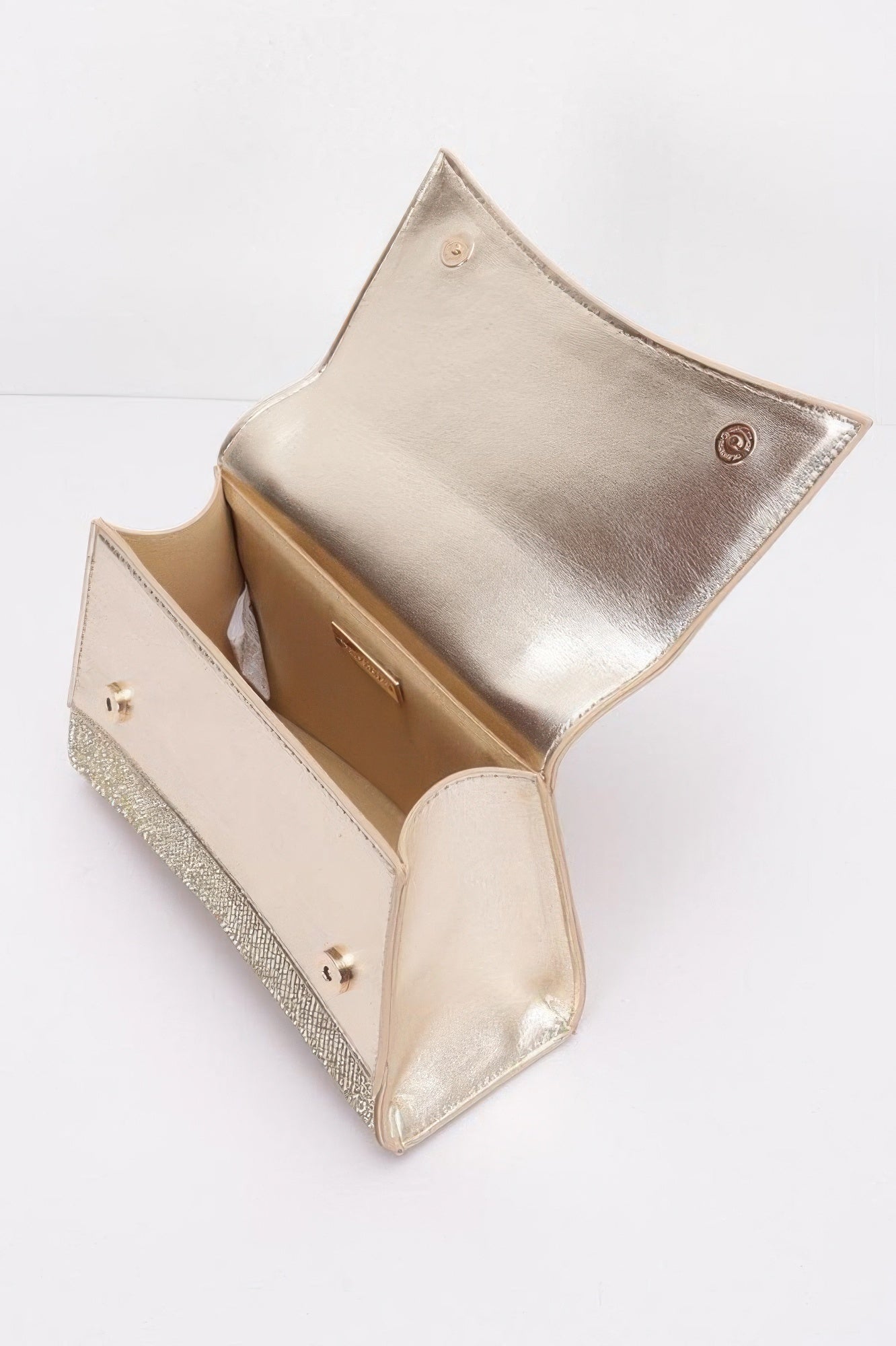 Rhinestone Top Handle Flap Bag - Wear Arielle