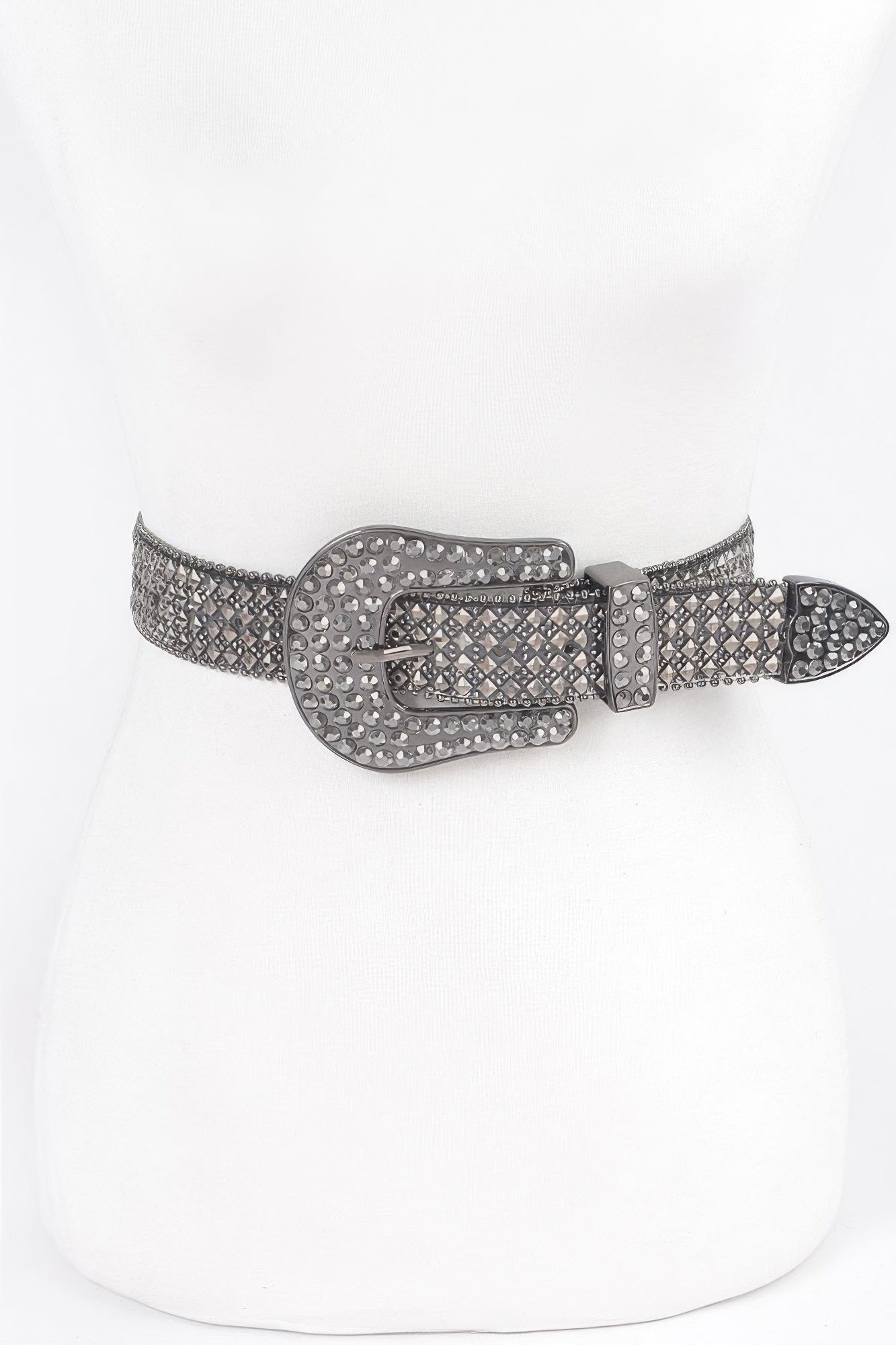 Rhinestone Western Style Belt - Wear Arielle