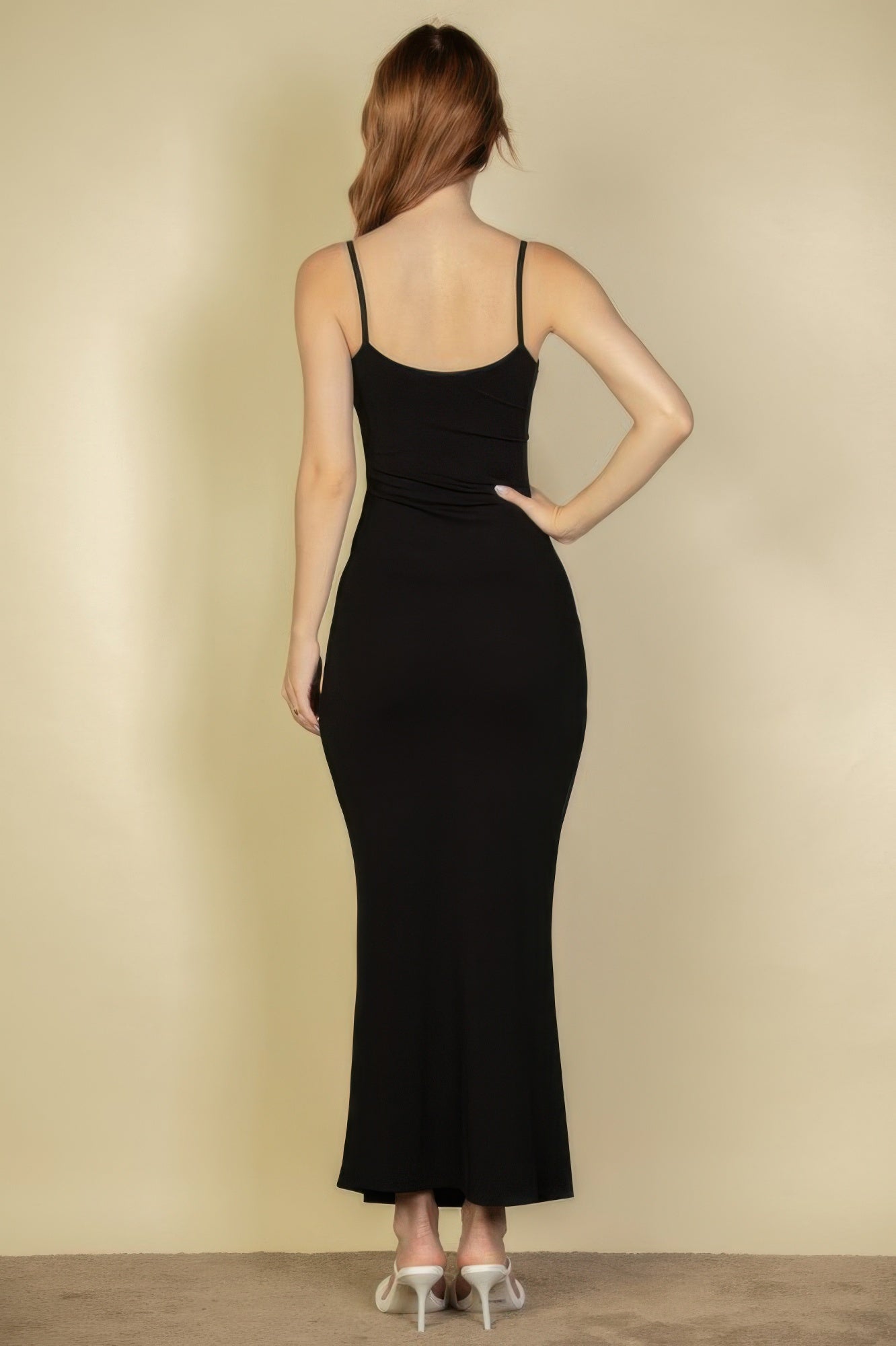 Ribbed Mermaid Hem Camisole Maxi Dress - Wear Arielle