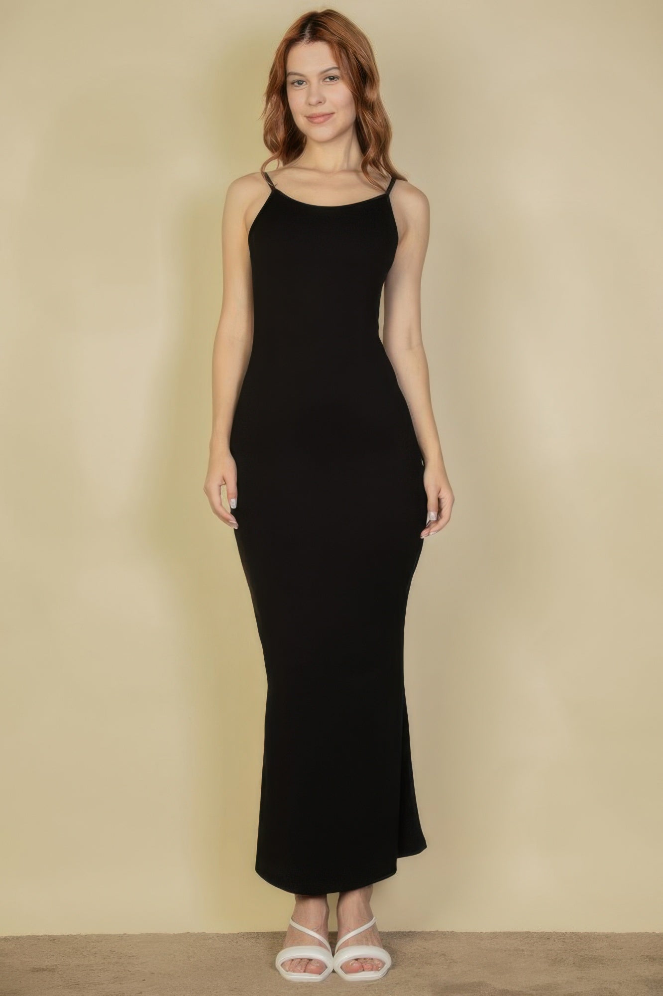 Ribbed Mermaid Hem Camisole Maxi Dress - Wear Arielle