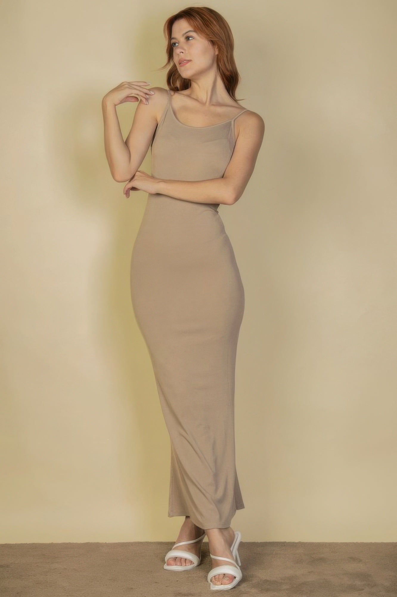Ribbed Mermaid Hem Camisole Maxi Dress - Wear Arielle