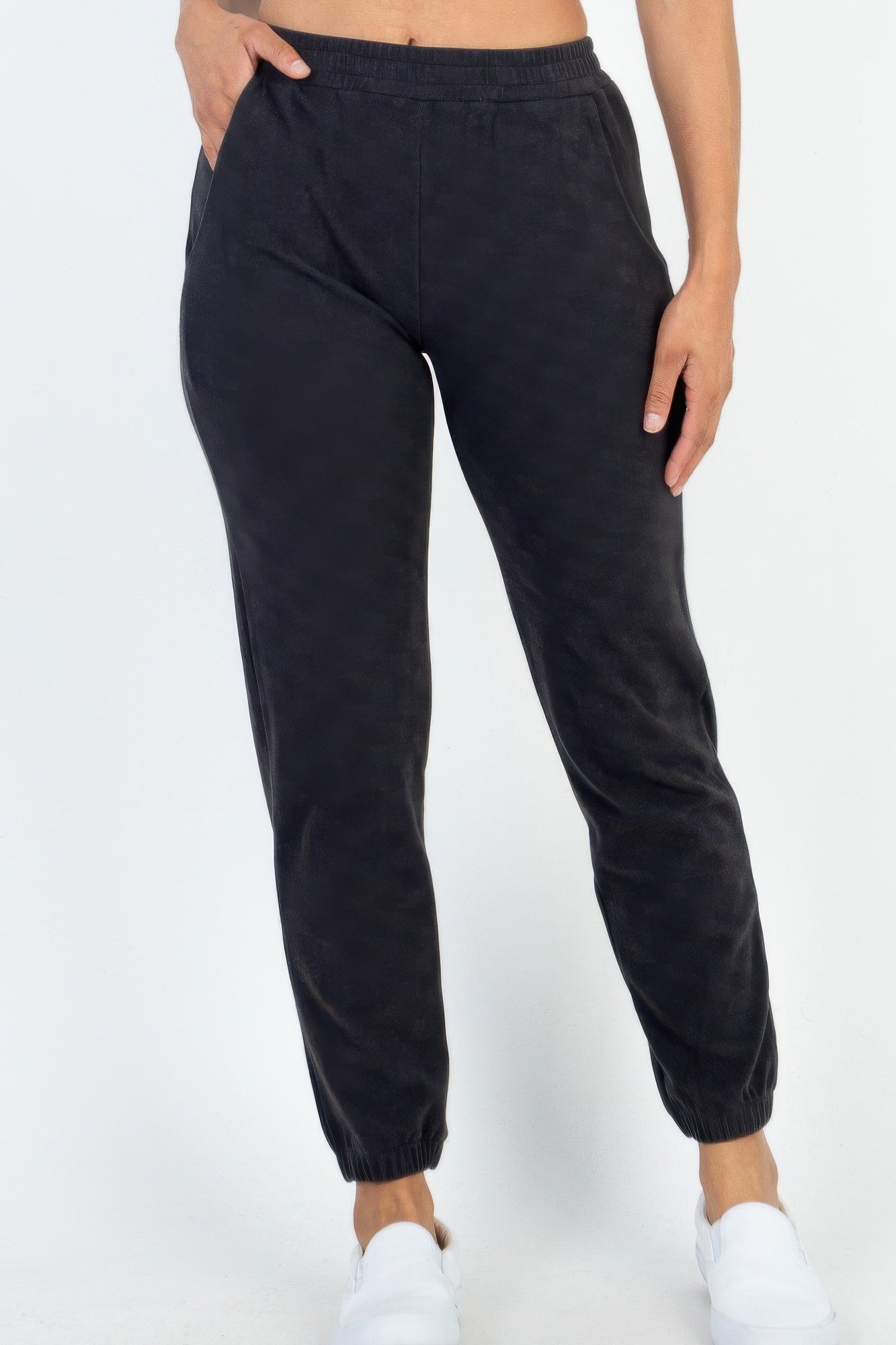 Ribbed Side Pocket Joggers - Wear Arielle