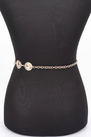 Round Metal Chain Belt - Wear Arielle
