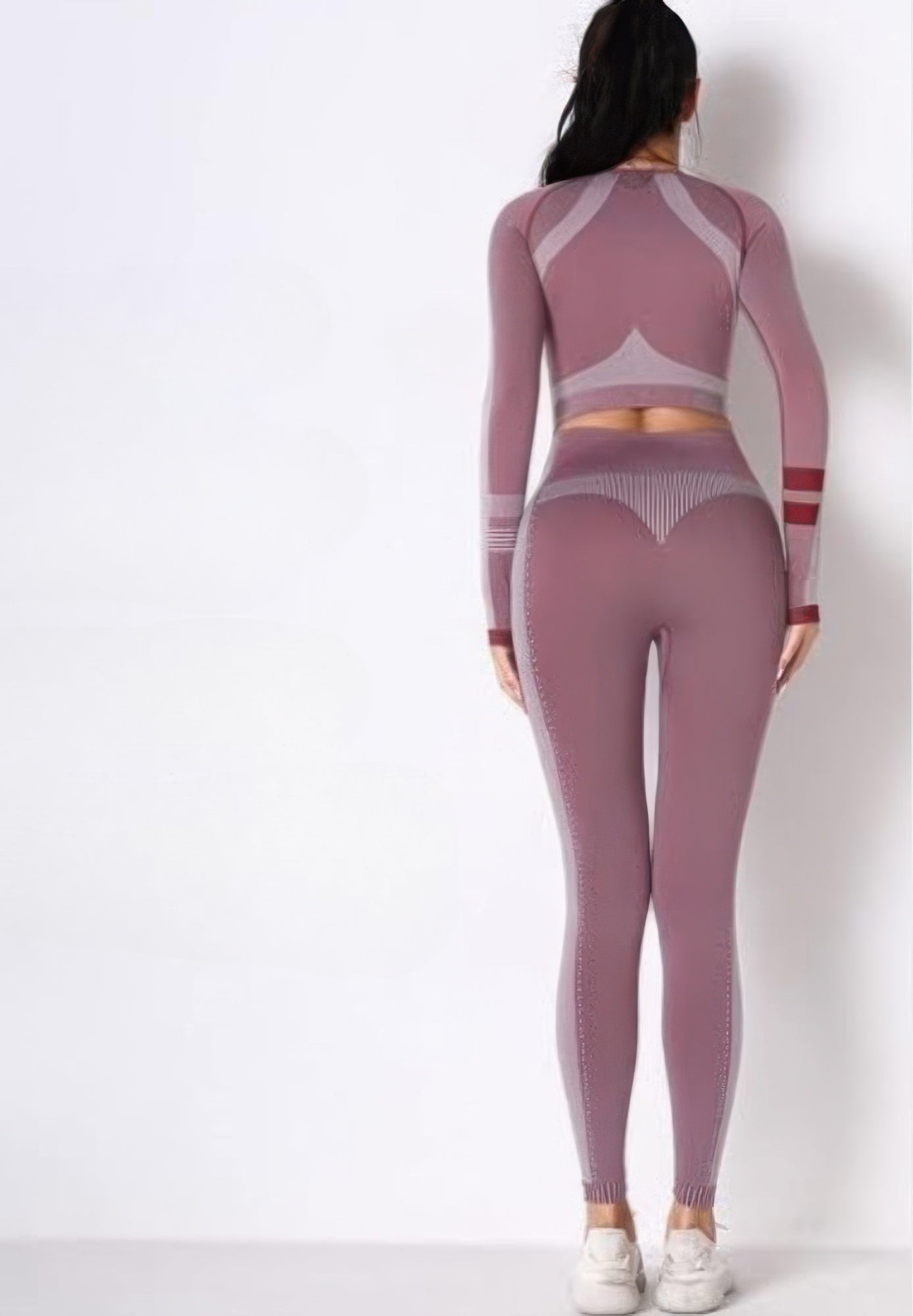 Seamless Long Sleeve Solid Yoga Set - Wear Arielle