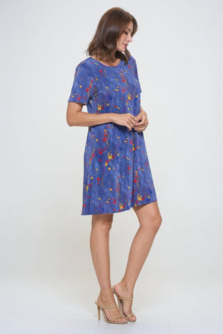Short - sleeved Knee - length Dress - Wear Arielle