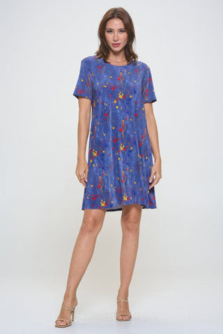 Short - sleeved Knee - length Dress - Wear Arielle