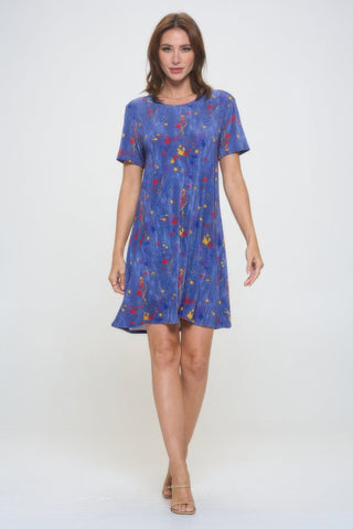 Short - sleeved Knee - length Dress - Wear Arielle