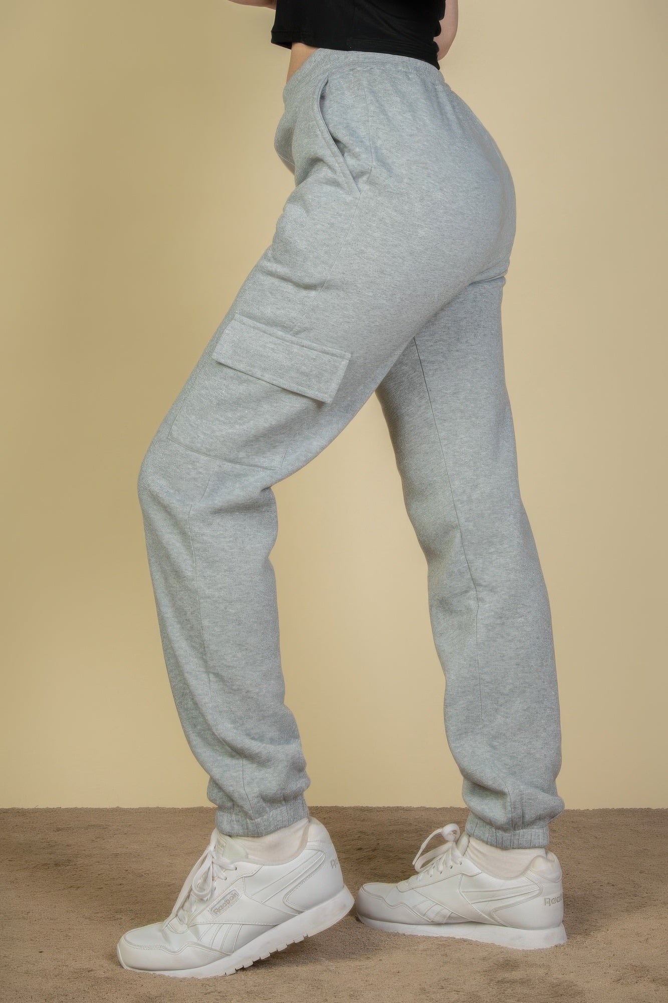 Side Pocket Drawstring Waist Sweatpants - Wear Arielle