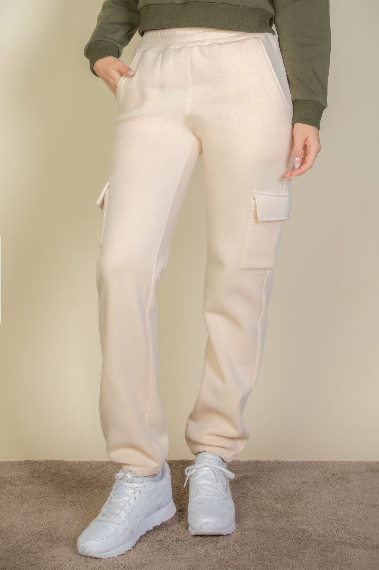 Side Pocket Drawstring Waist Sweatpants - Wear Arielle