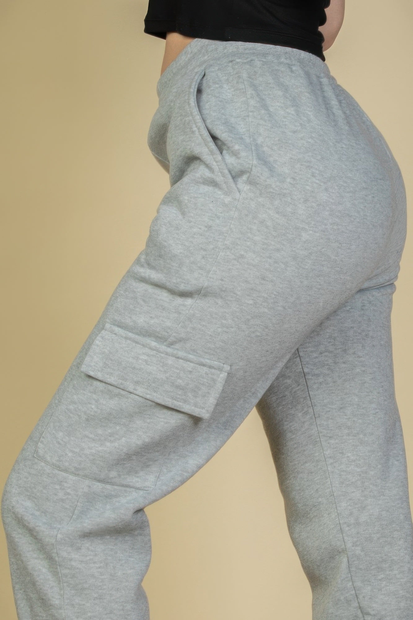 Side Pocket Drawstring Waist Sweatpants - Wear Arielle