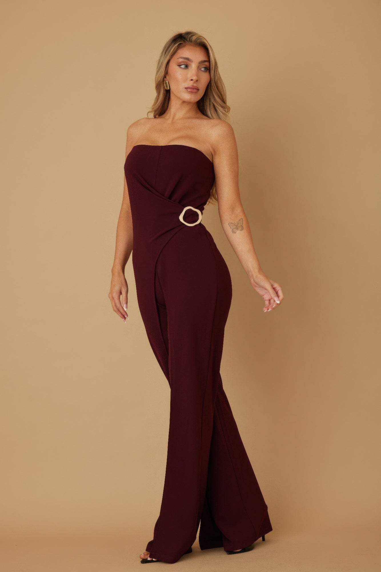 Side To Side Open Flap Jumpsuit - Wear Arielle