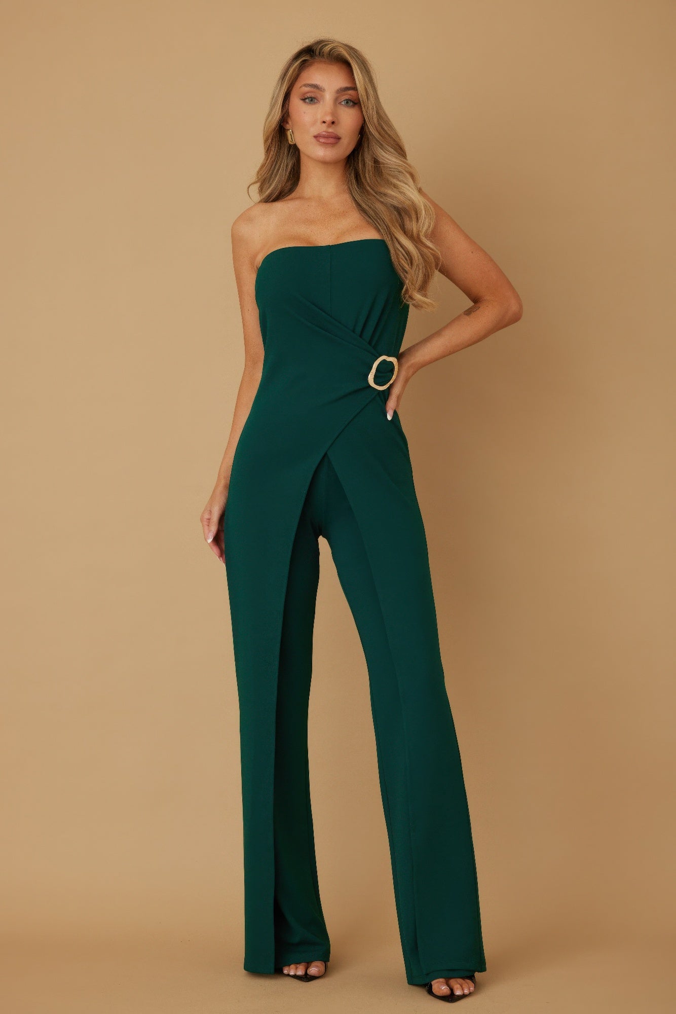 Side To Side Open Flap Jumpsuit - Wear Arielle