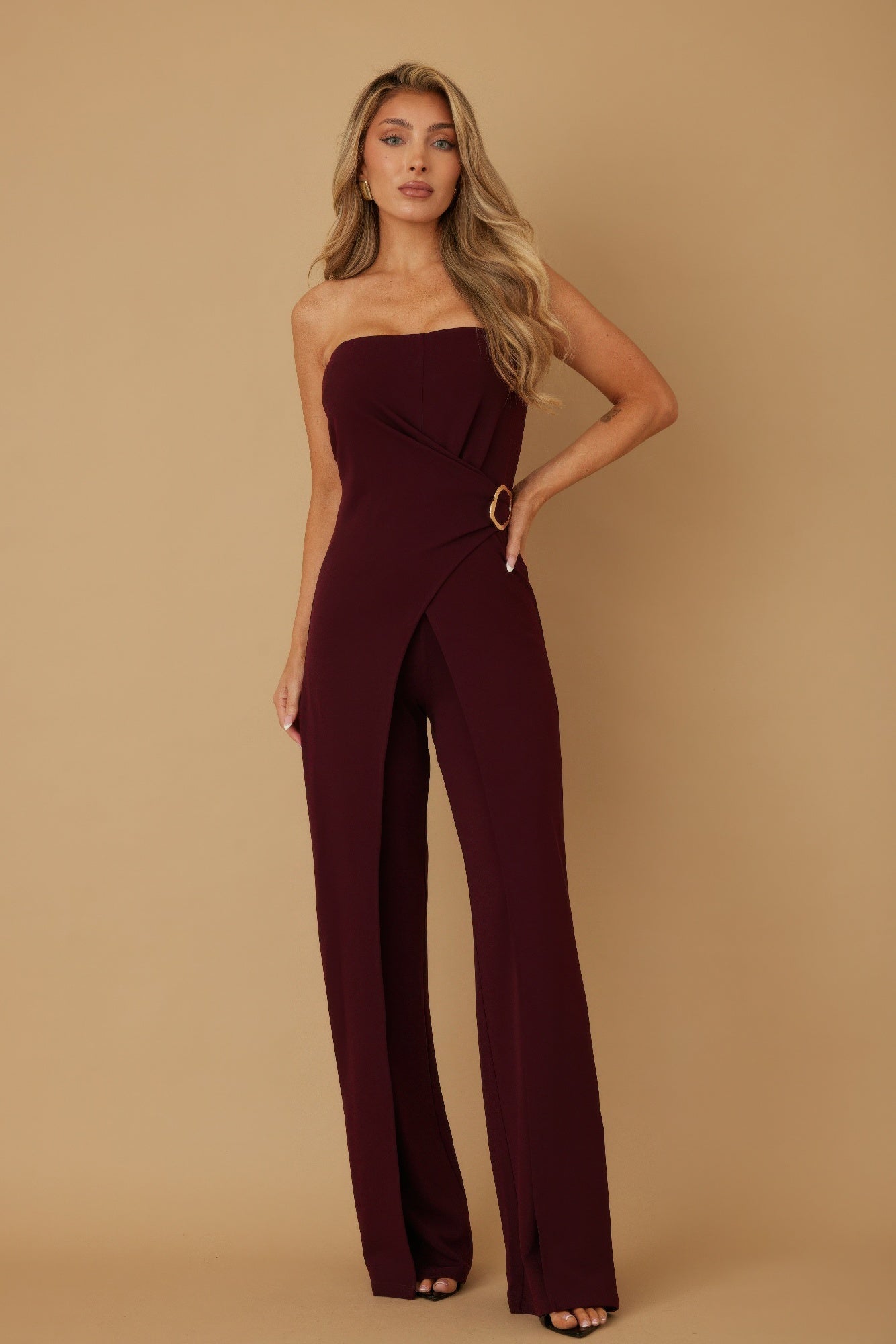 Side To Side Open Flap Jumpsuit - Wear Arielle