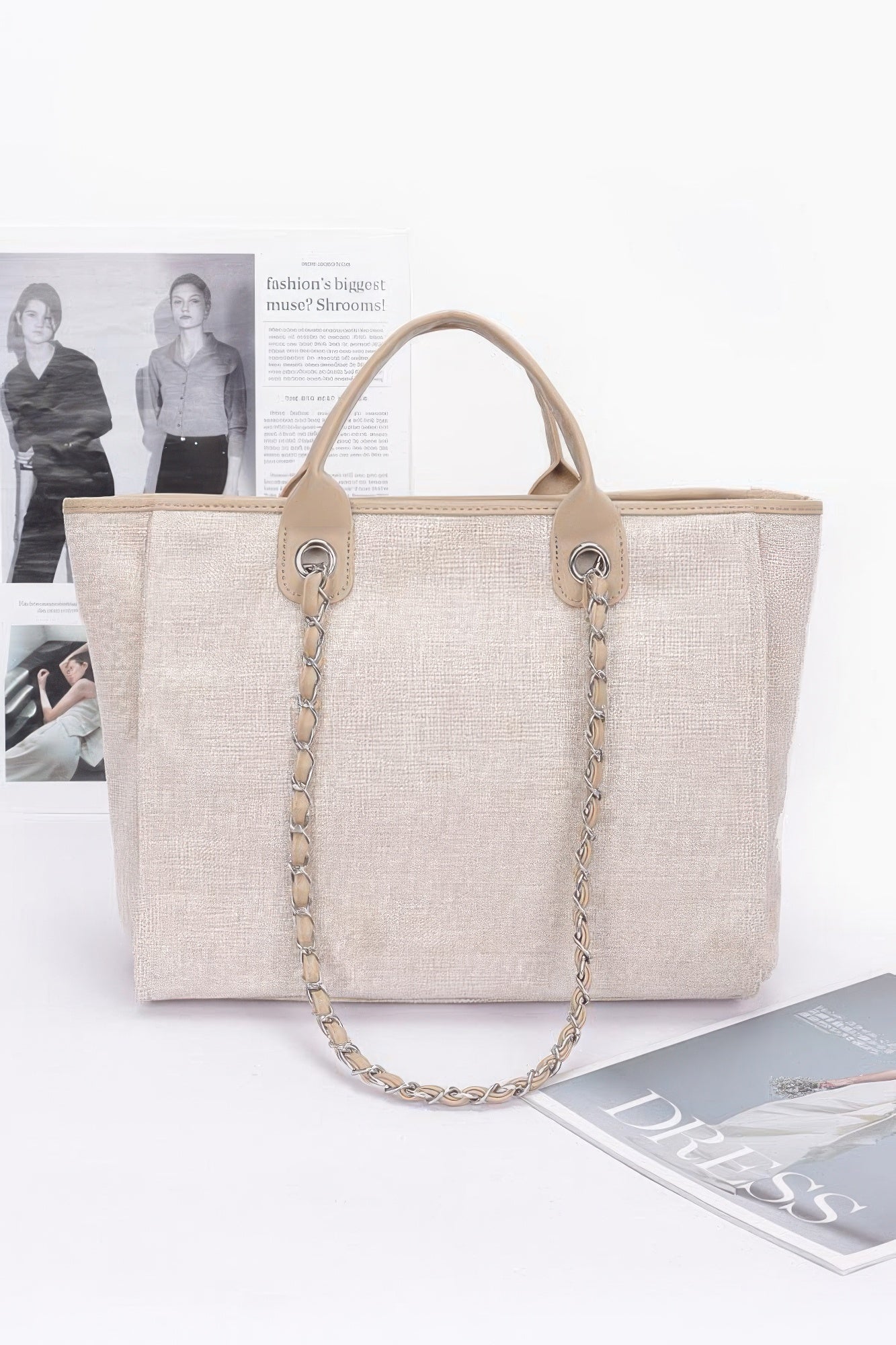 Simple Daily Shoulder Strap Tote Bag - Wear Arielle