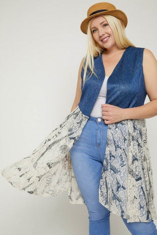 Sleeveless, Lace Cardigan - Wear Arielle