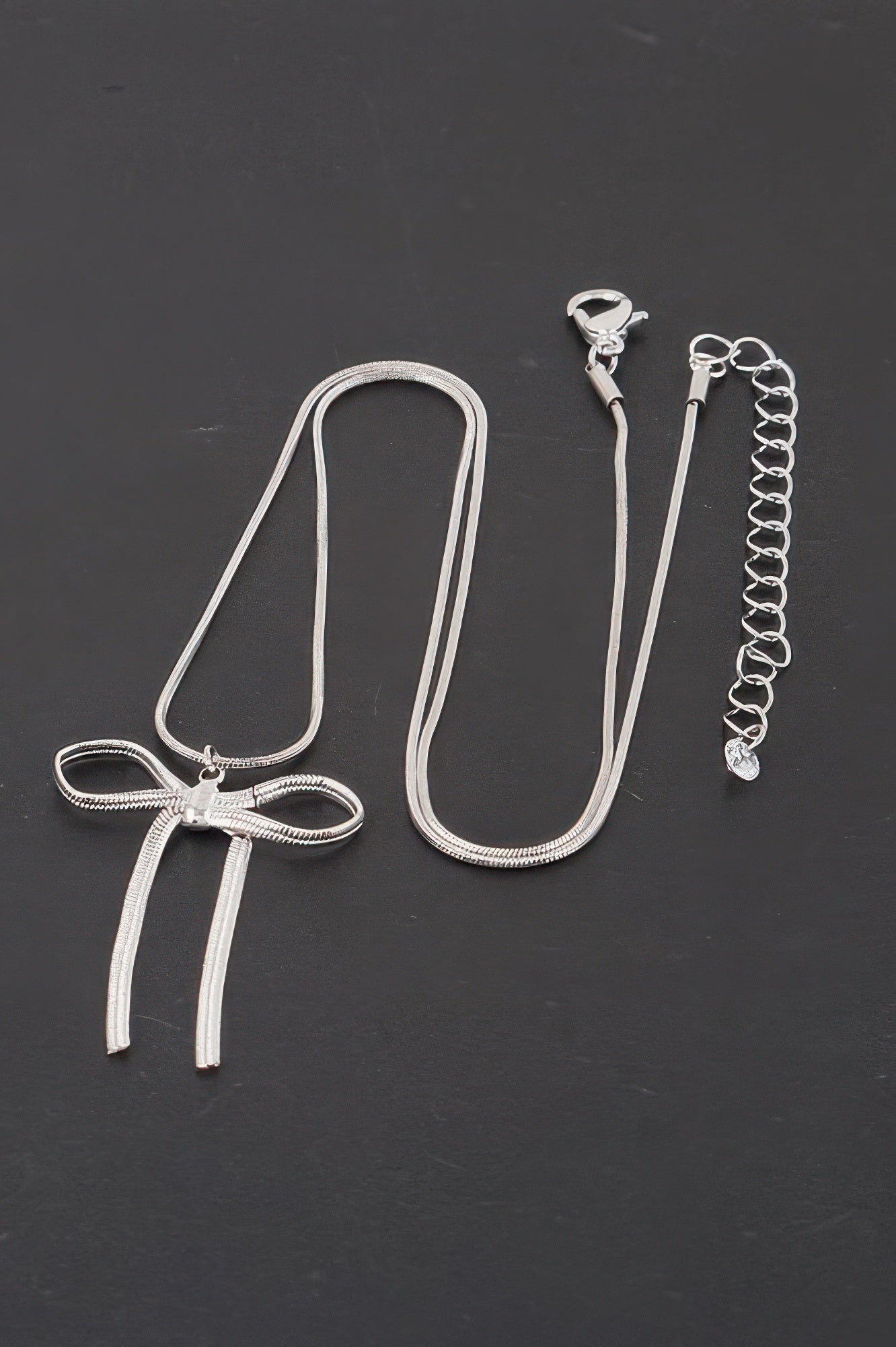 Snake Chain Ribbon Necklace - Wear Arielle