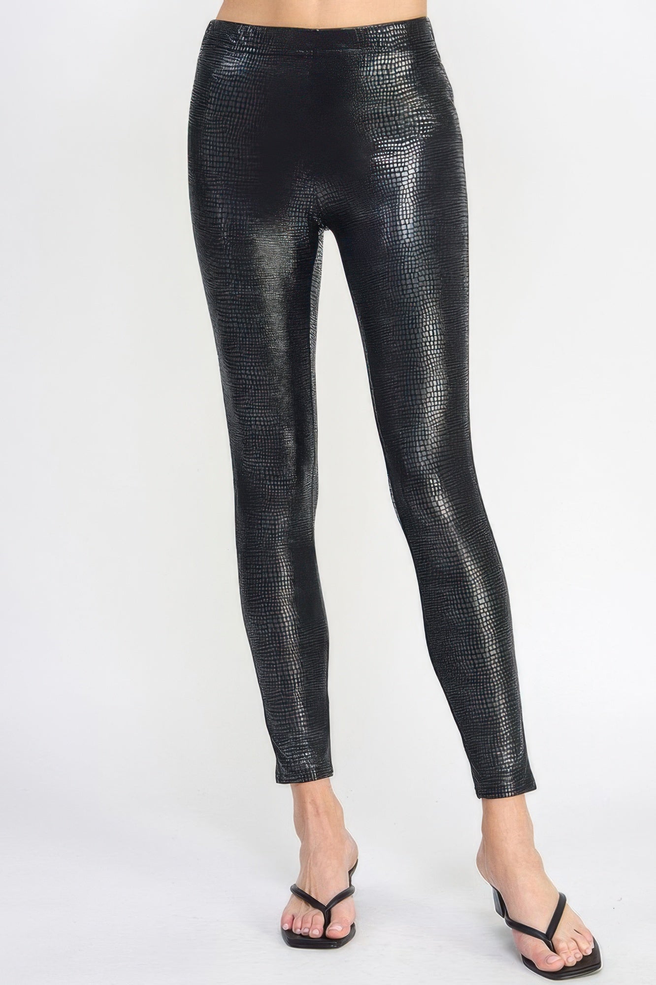 Snake skin print leggings - id - Wear Arielle