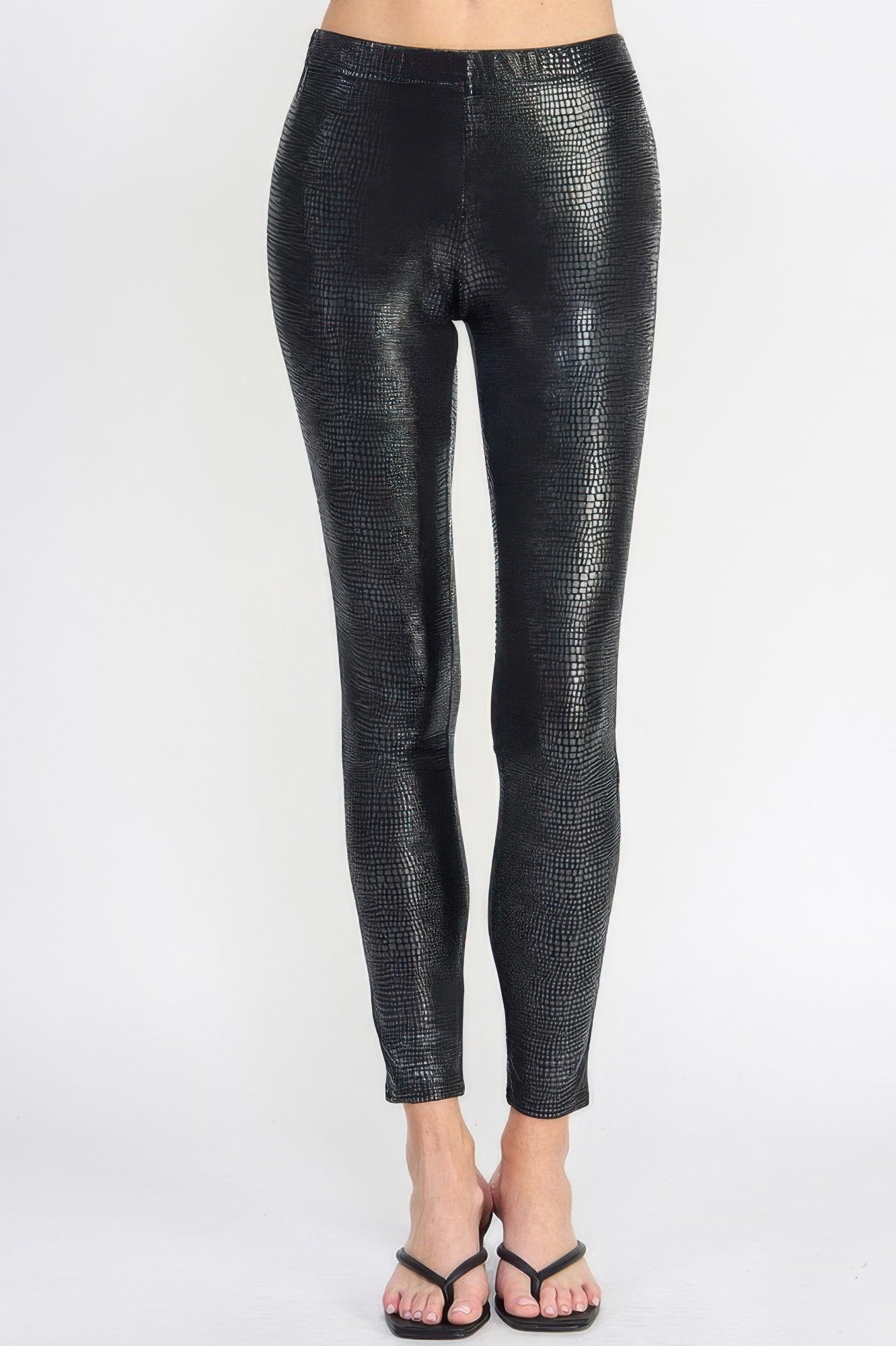 Snake skin print leggings - id - Wear Arielle