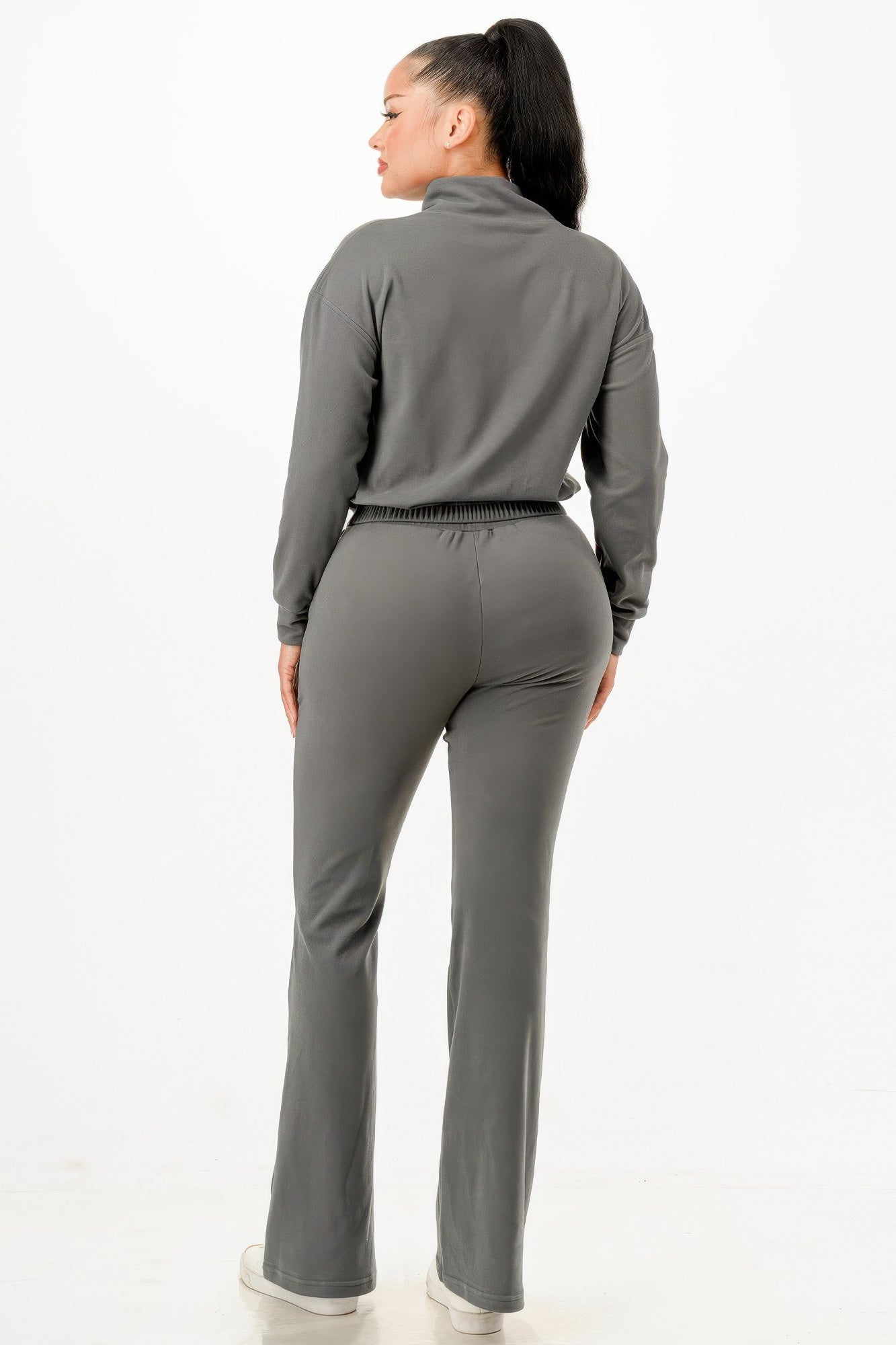 Soft Zipup Track Suit Set - Wear Arielle