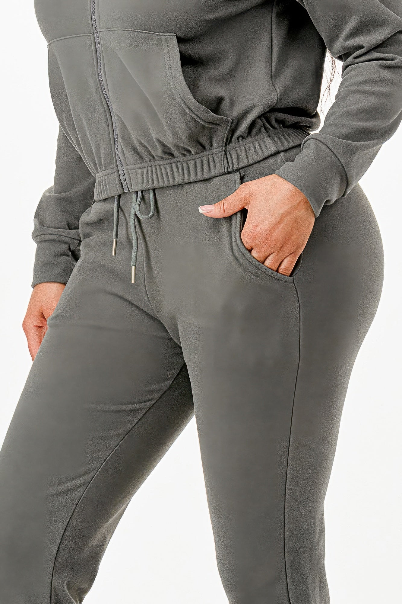 Soft Zipup Track Suit Set - Wear Arielle