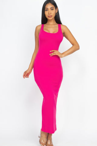 Solid Basic Maxi Dress - Wear Arielle