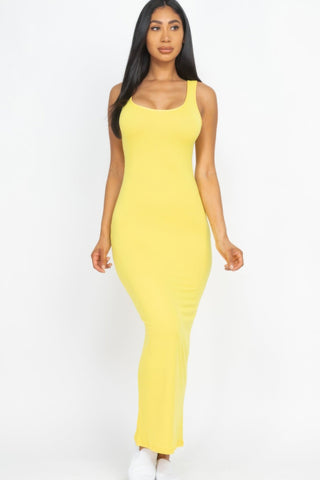 Solid Basic Maxi Dress - Wear Arielle