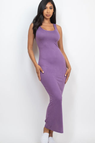Solid Basic Maxi Dress - Wear Arielle