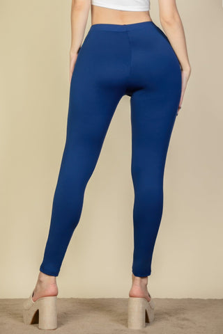 Solid High Waist Legging - Wear Arielle