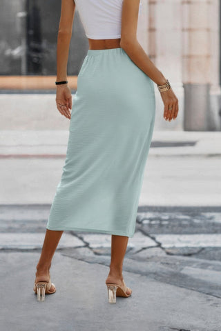 Solid Twist Wrap Assassin Fit Skirt - Wear Arielle