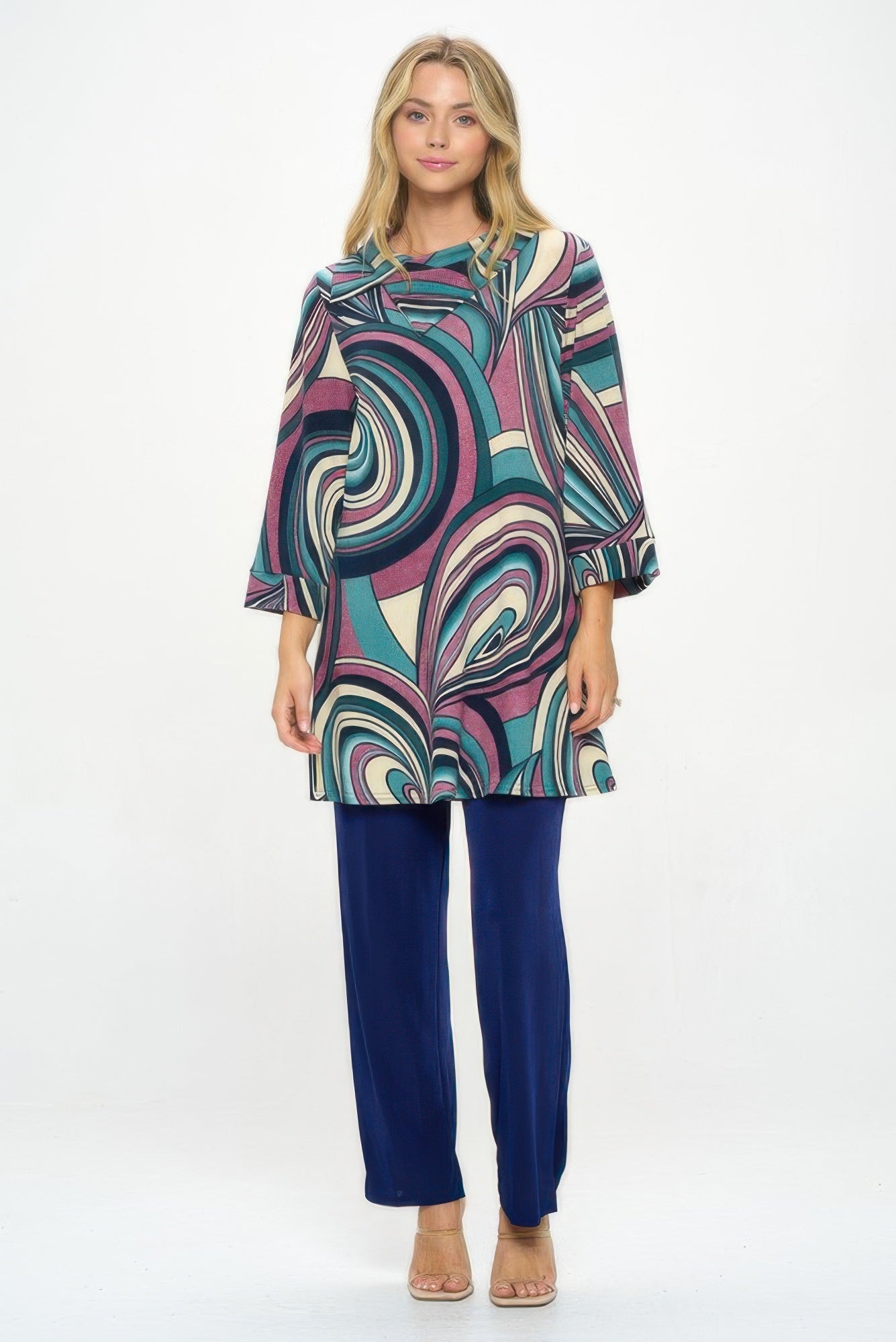 Split Neckline Tunic - Wear Arielle