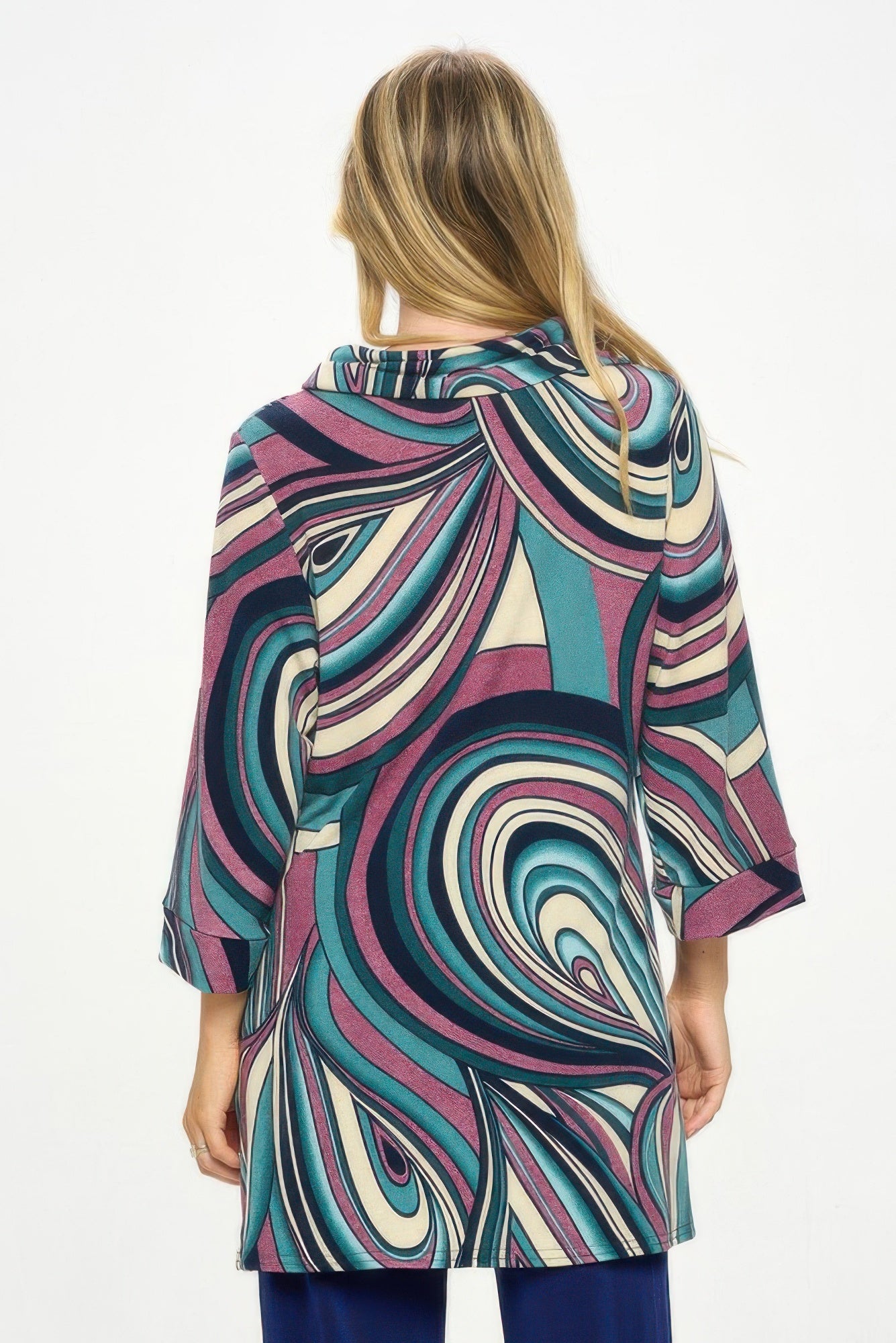 Split Neckline Tunic - Wear Arielle