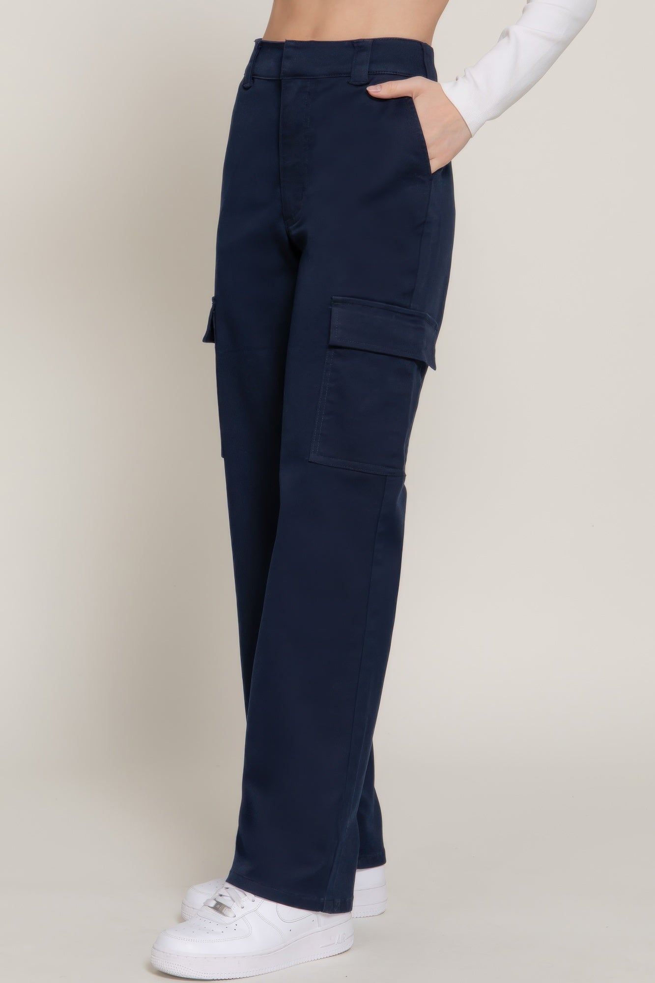 Straight Fit Long Pants - Wear Arielle