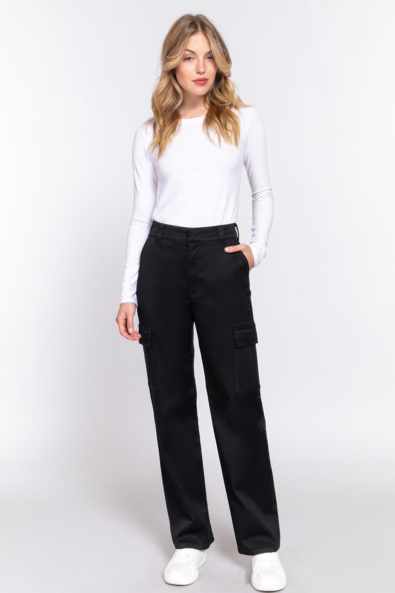 Straight Fit Long Pants - Wear Arielle
