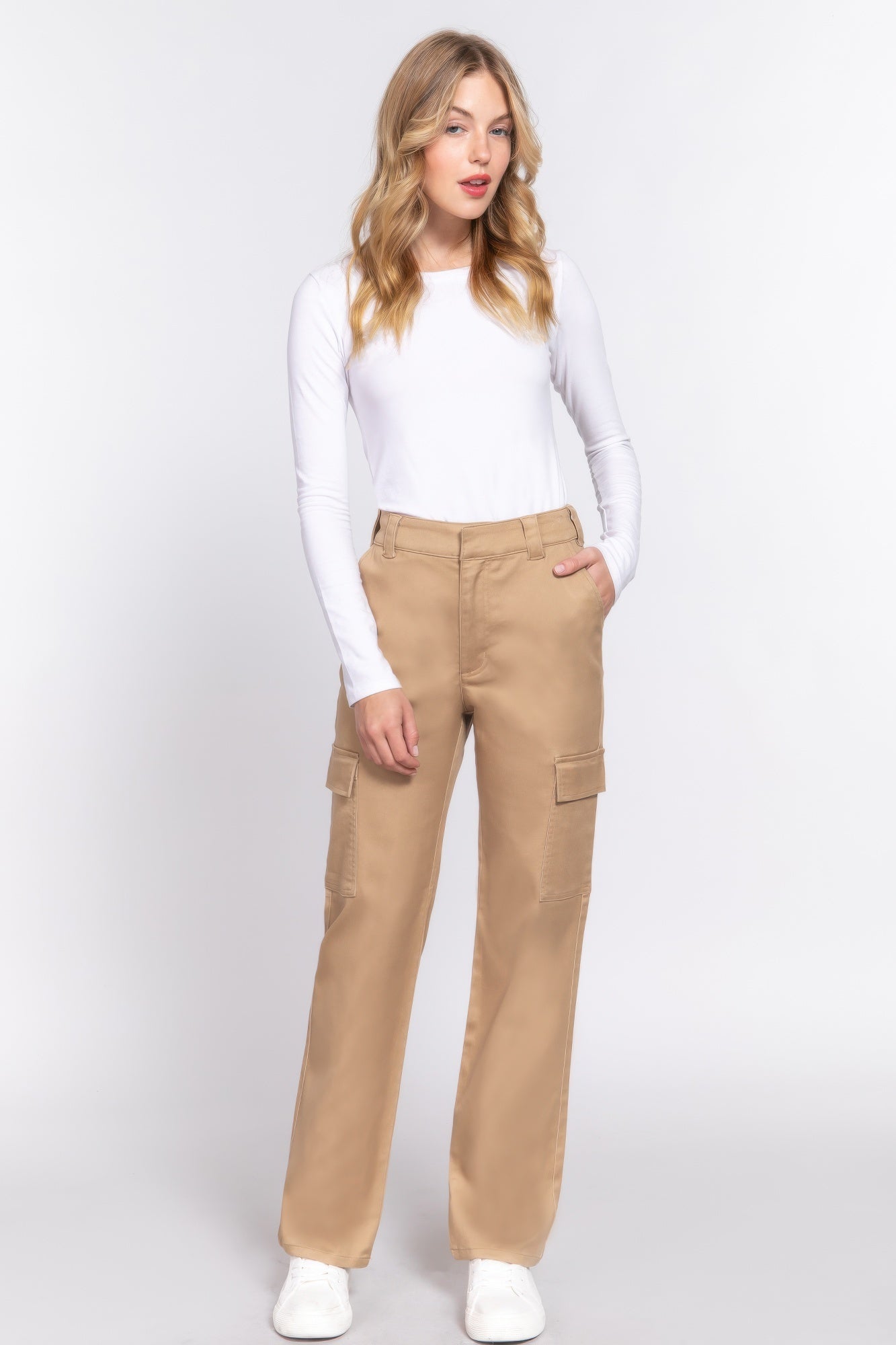 Straight Fit Long Pants - Wear Arielle