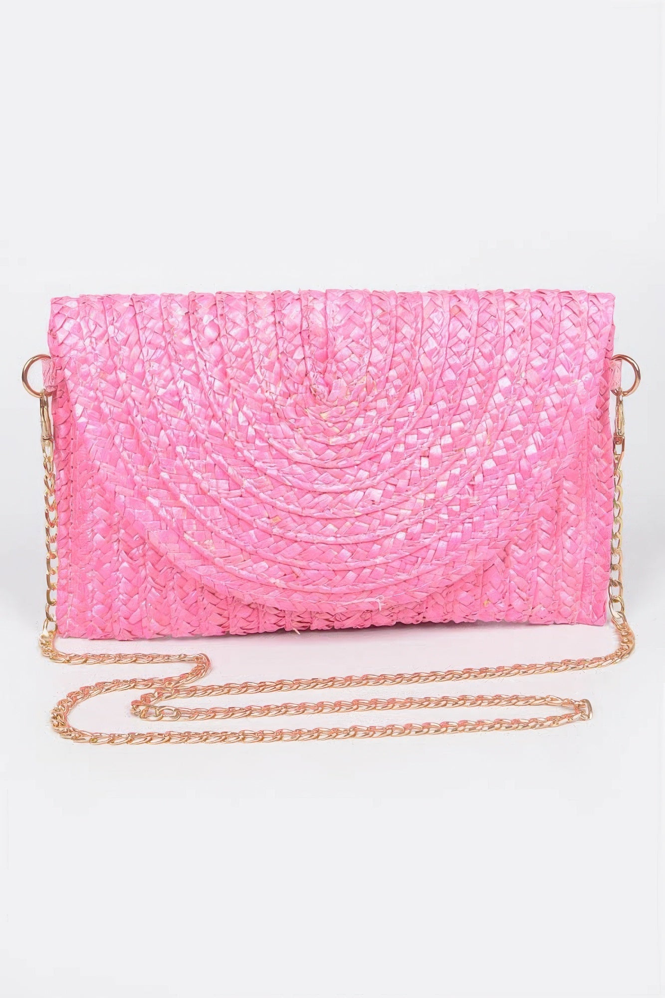 Straw Pom Pom Flap Bag - Wear Arielle