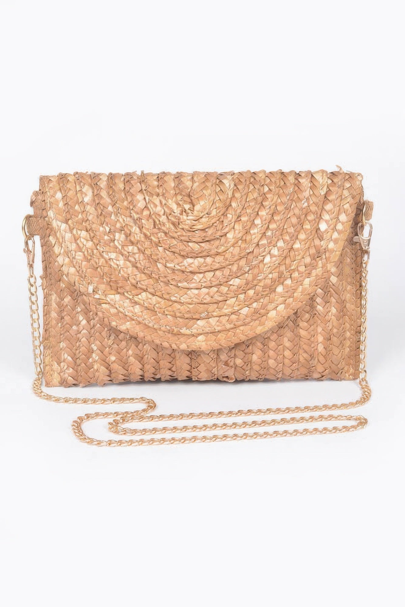 Straw Pom Pom Flap Bag - Wear Arielle