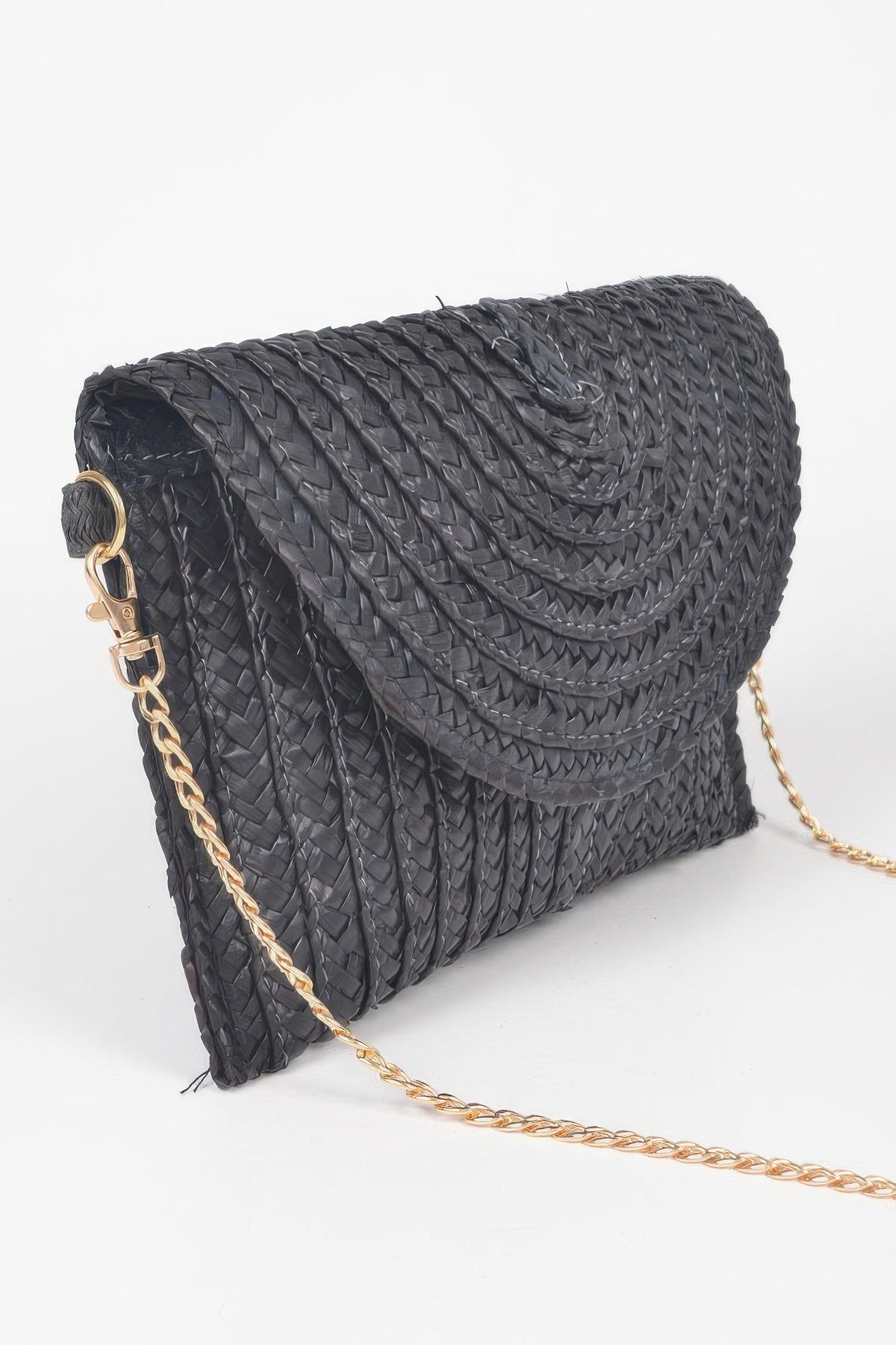 Straw Pom Pom Flap Bag - Wear Arielle
