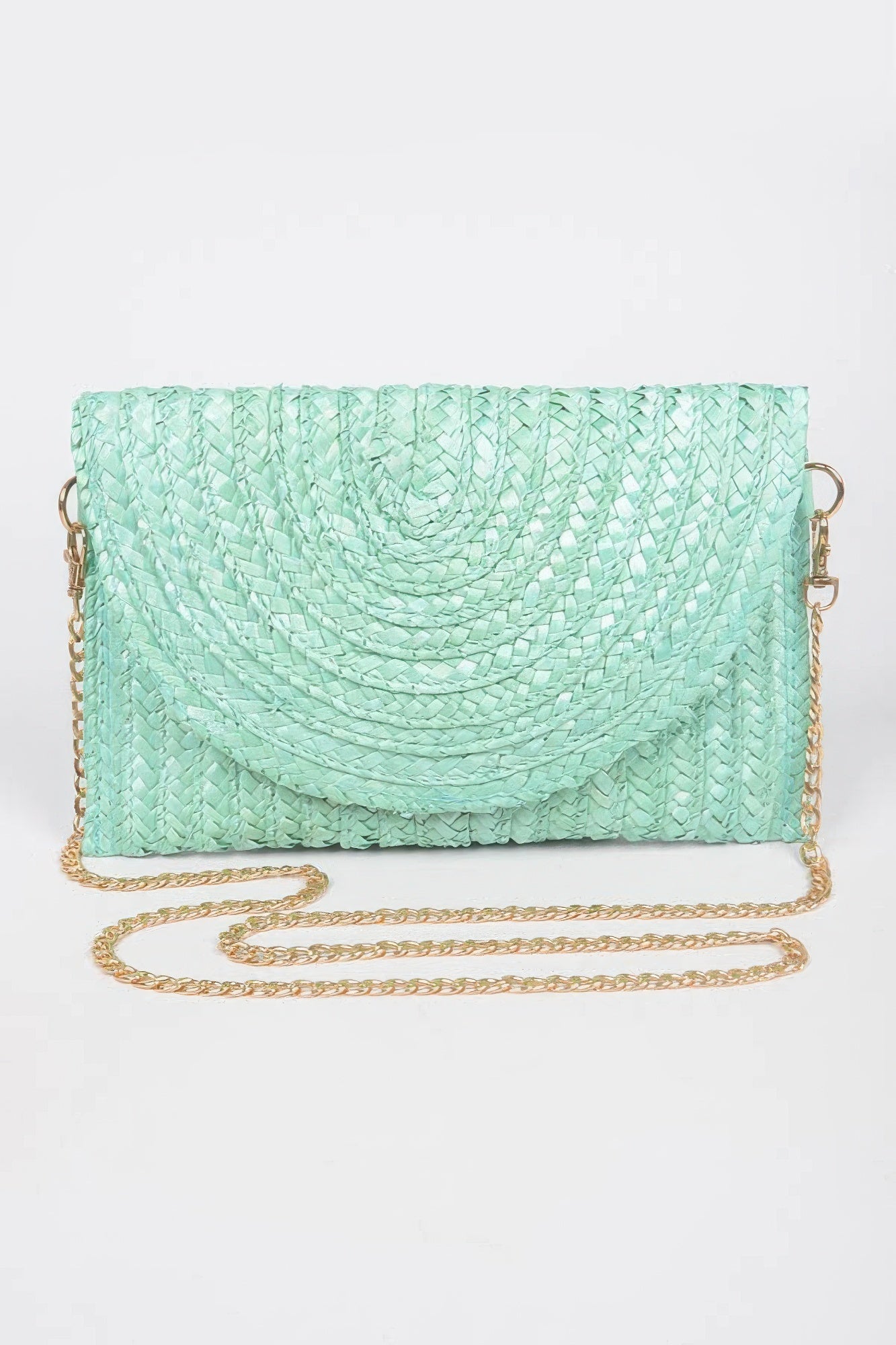 Straw Pom Pom Flap Bag - Wear Arielle